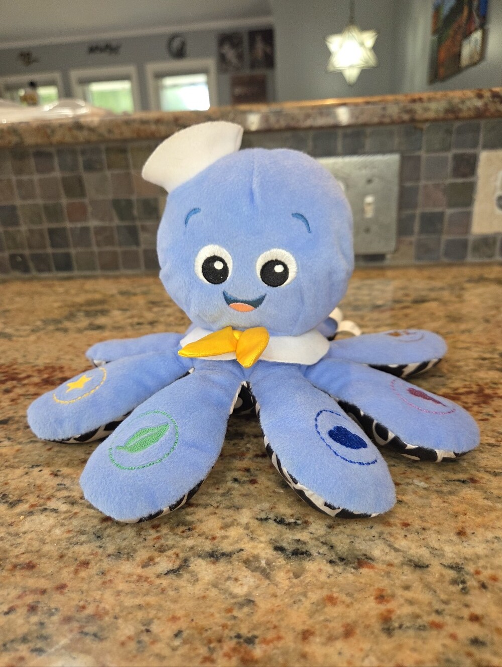 Baby Einstein Octopus Plush Music Toy Interactive Learning Colors Tested Works